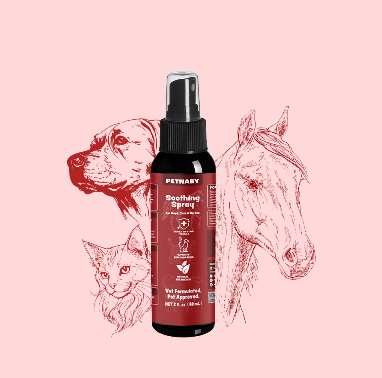 Petnary Targeted Soothing Spray – Advanced Botanical Support for Sensitive Skin & Topical Comfort