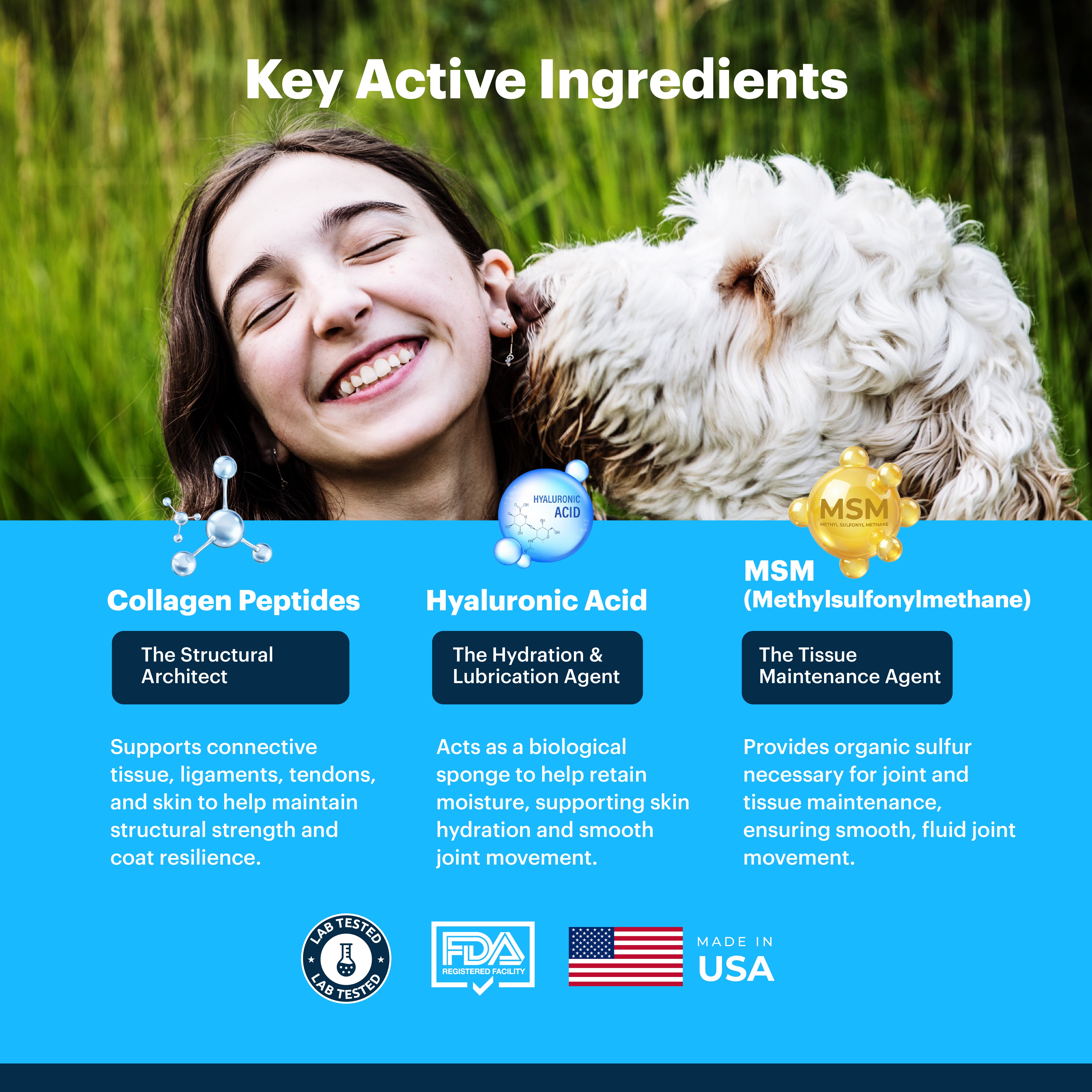 Petnary Collagen & Hyaluronic Bio-Drops– Advanced Skin, Coat & Structural Joint Support