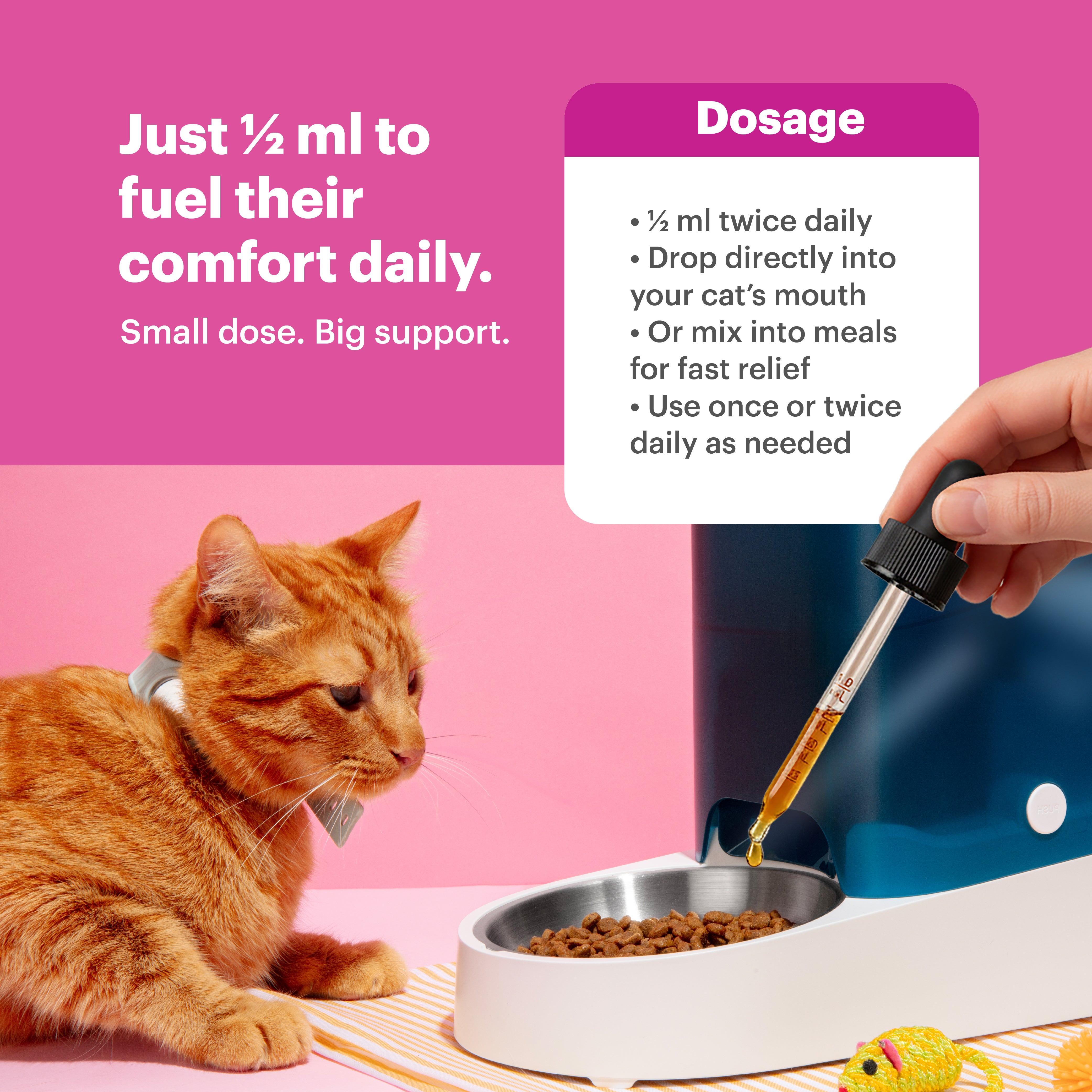 Petnary Thrive | 4-in-1 Daily Vitality Drops – Wild Alaskan Salmon Oil & Metabolic C8 Complex